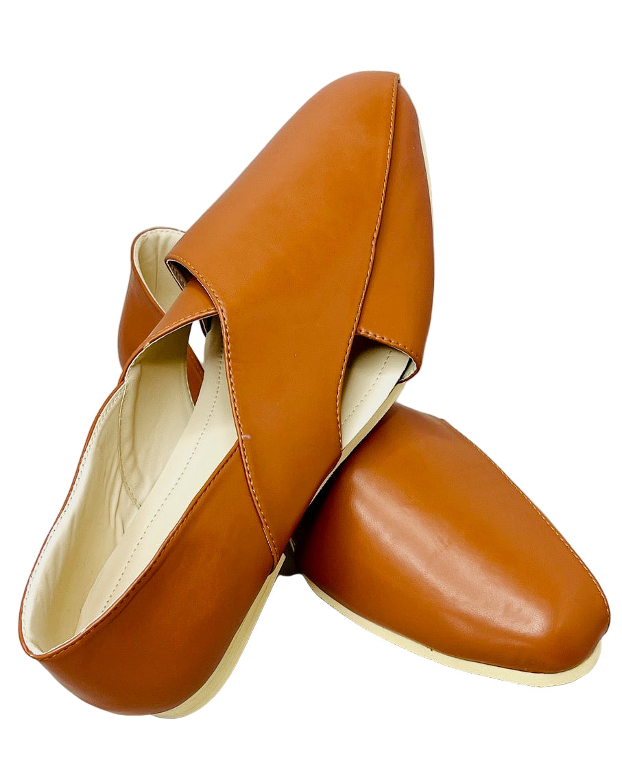 Warm Brown Leather Shoes