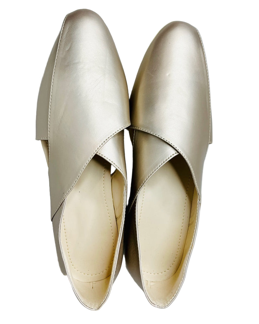 Fancy Grey Leather Shoes