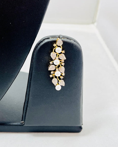 Golden Pearl Necklace Set