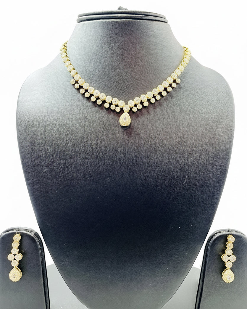 Kundan Gold necklace Set