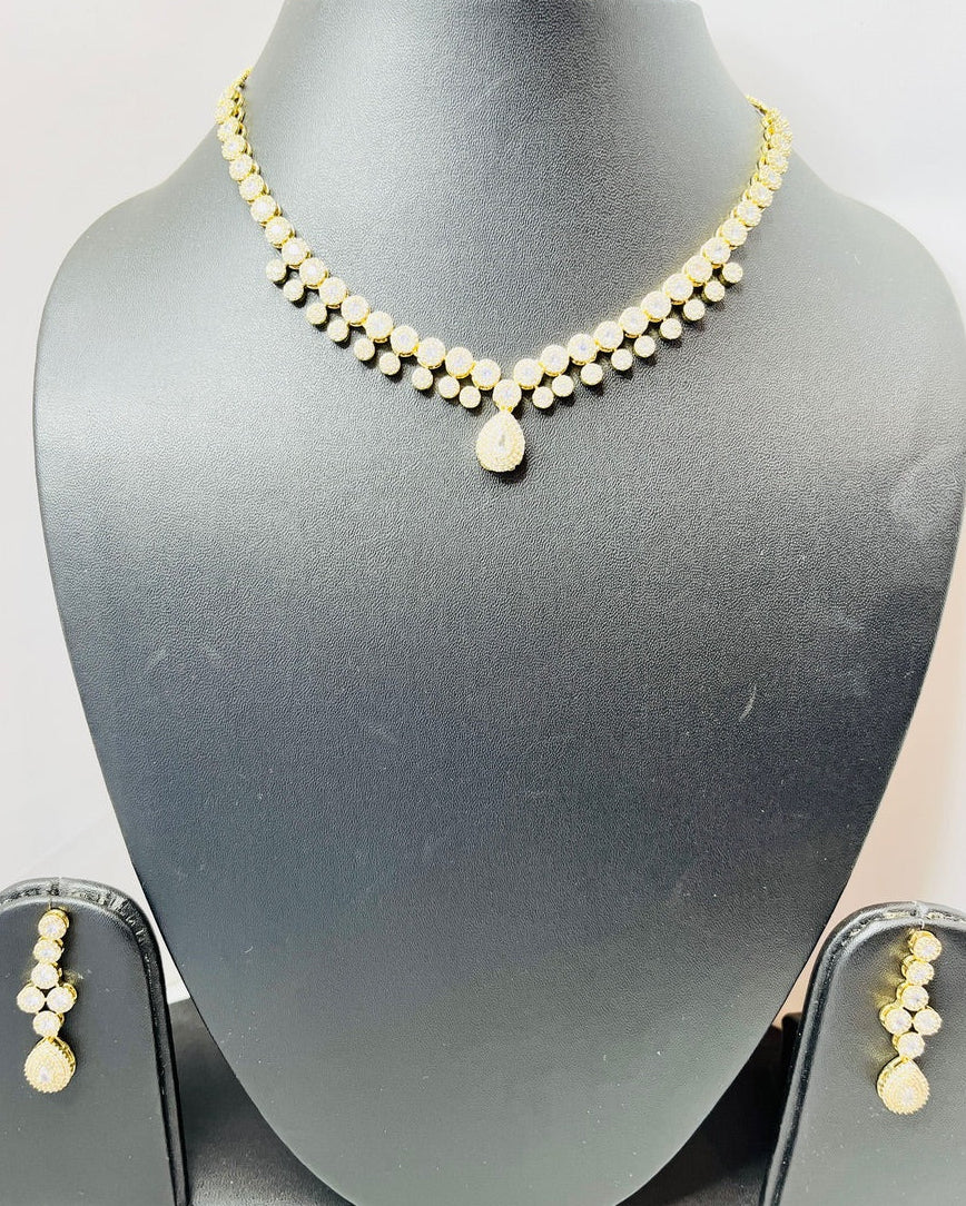 Kundan Gold necklace Set