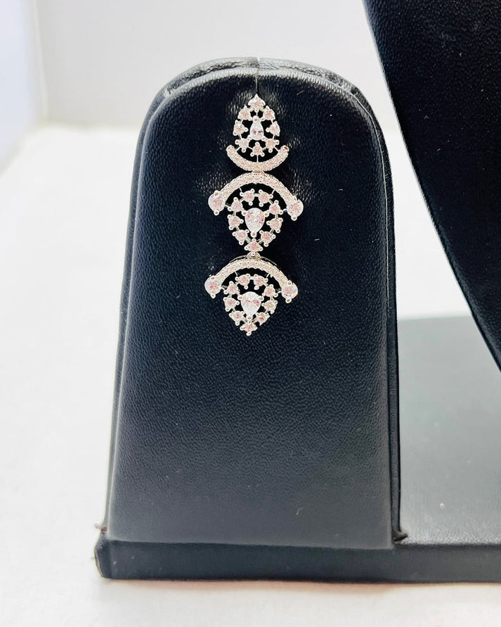 Fancy American Diamond Necklace Set