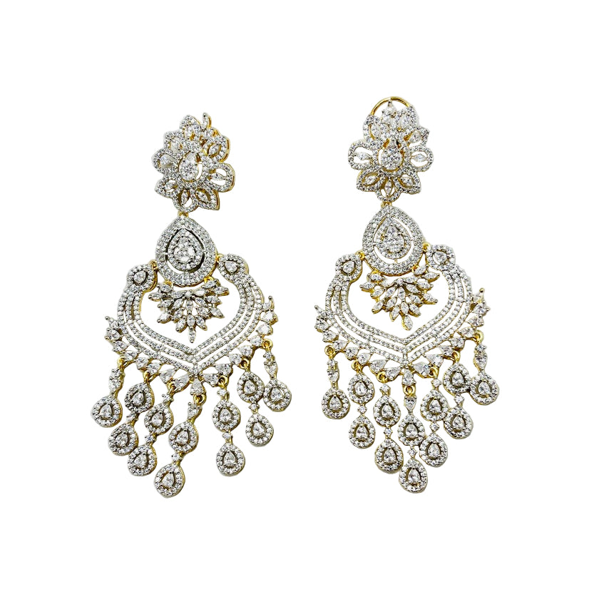 Gold Rhinestone Earrings