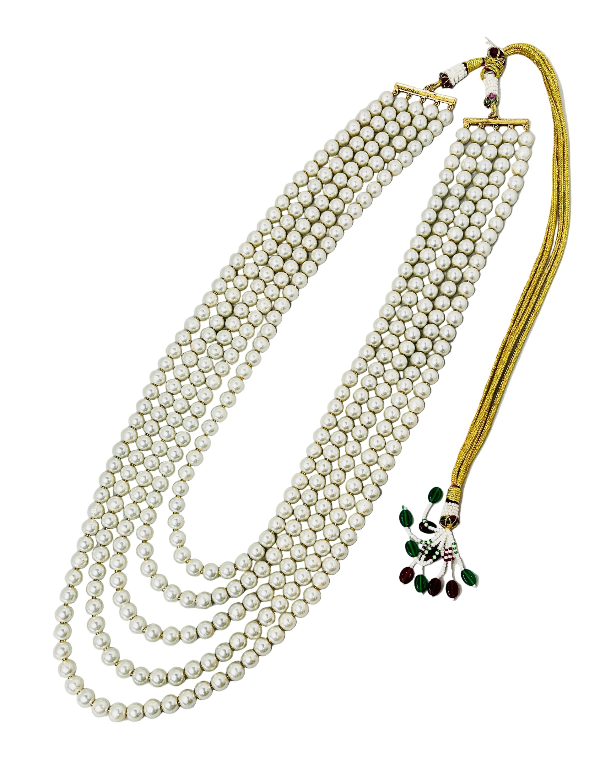 5-Layered Pearl Set For Grooms