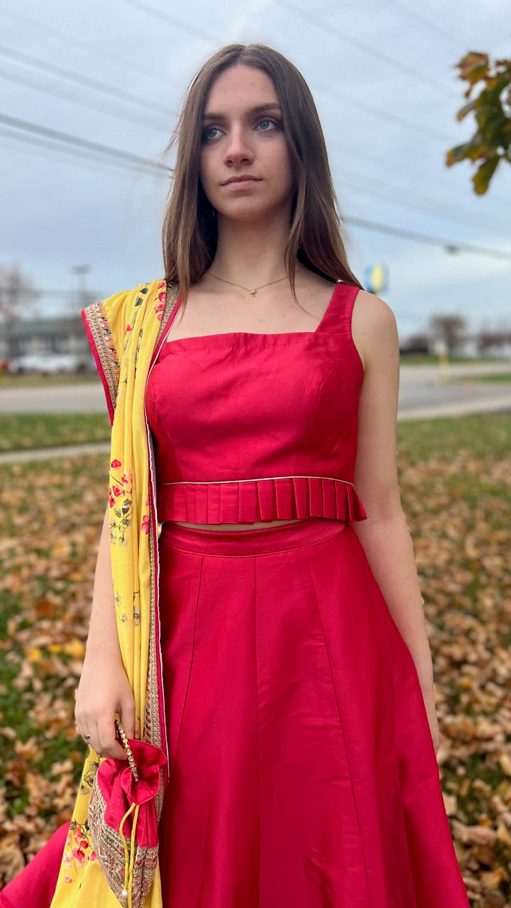 Hot Pink Lehnga Set