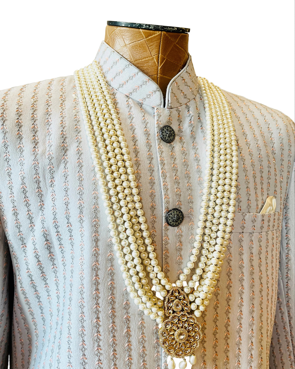 5-Layer Pearl Set for Groom