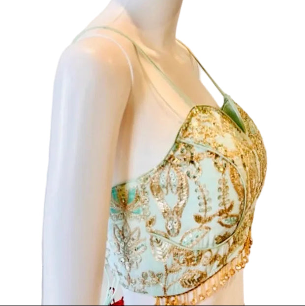 Sea Blue Ready-Made Blouse