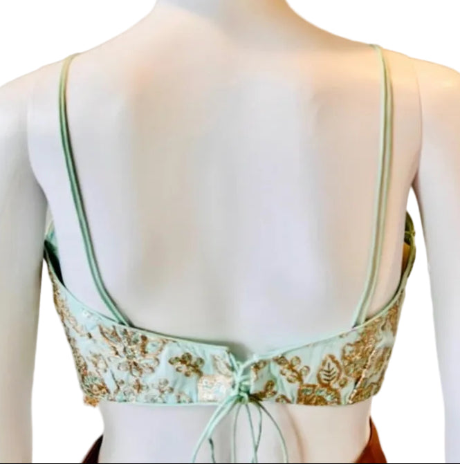 Sea Blue Ready-Made Blouse