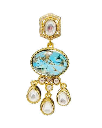 Sabyasachi Inspired Meenakari Necklace Set