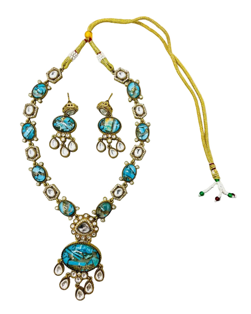 Sabyasachi Inspired Meenakari Necklace Set