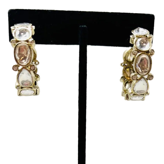 Sabyasachi Inspired Golden Kundan Earrings