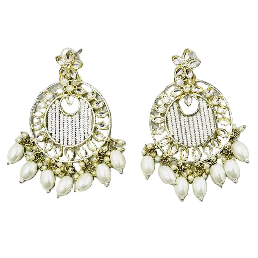 Gold Kundan Earrings