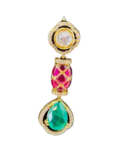 Multi-Color Kundan Necklace Set