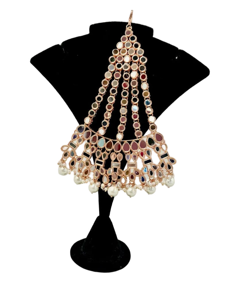 Bridal Rose Gold Jewelry Set