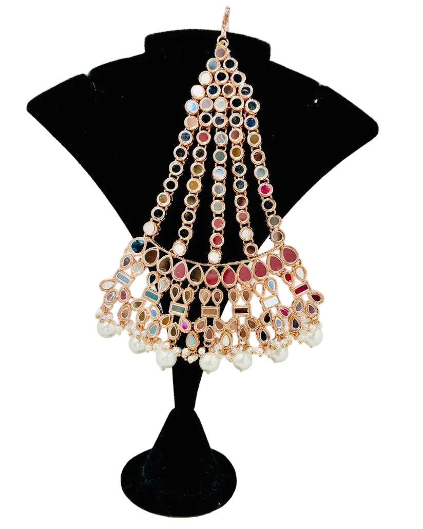 Bridal Rose gold Jewelry Set