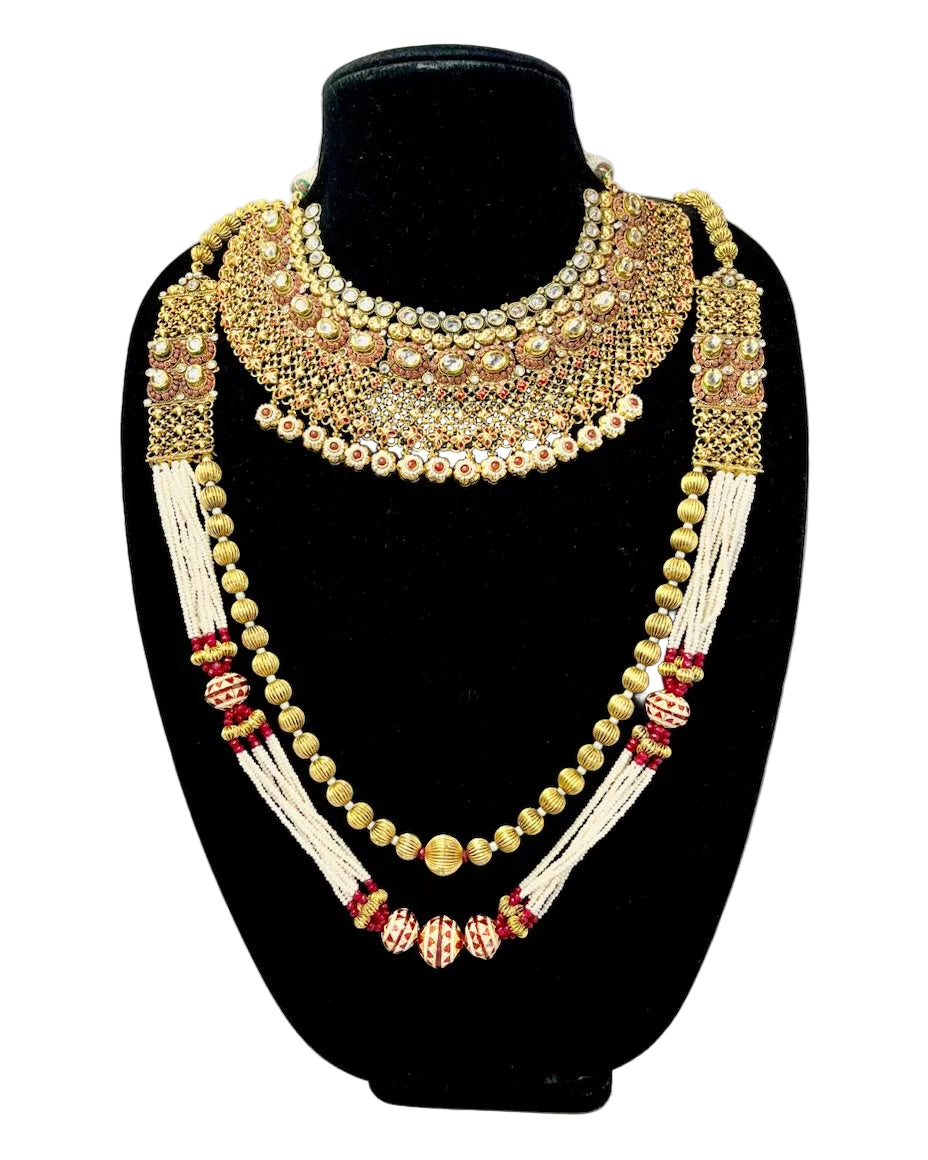Bridal Beads and Stones Jewelry Set