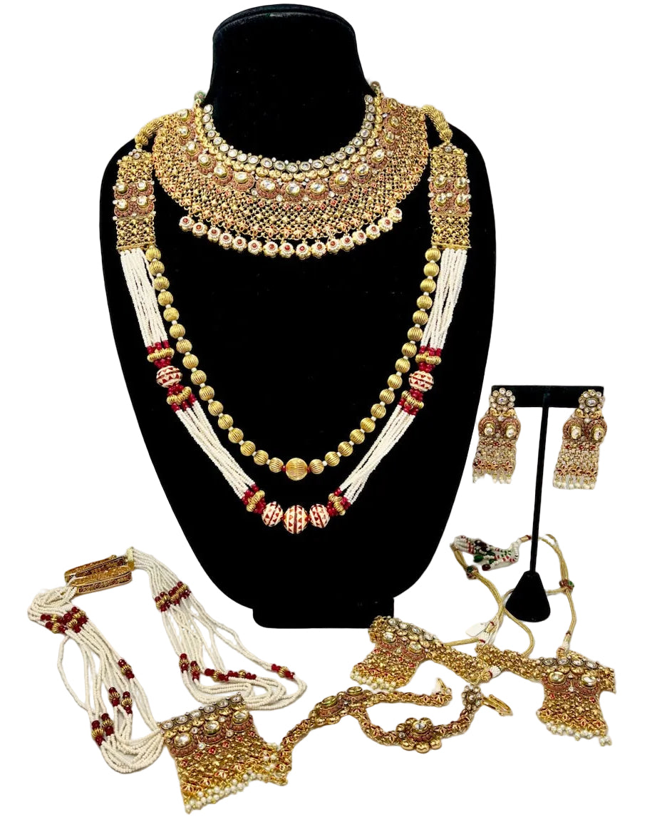 Bridal Beads and Stones Jewelry Set