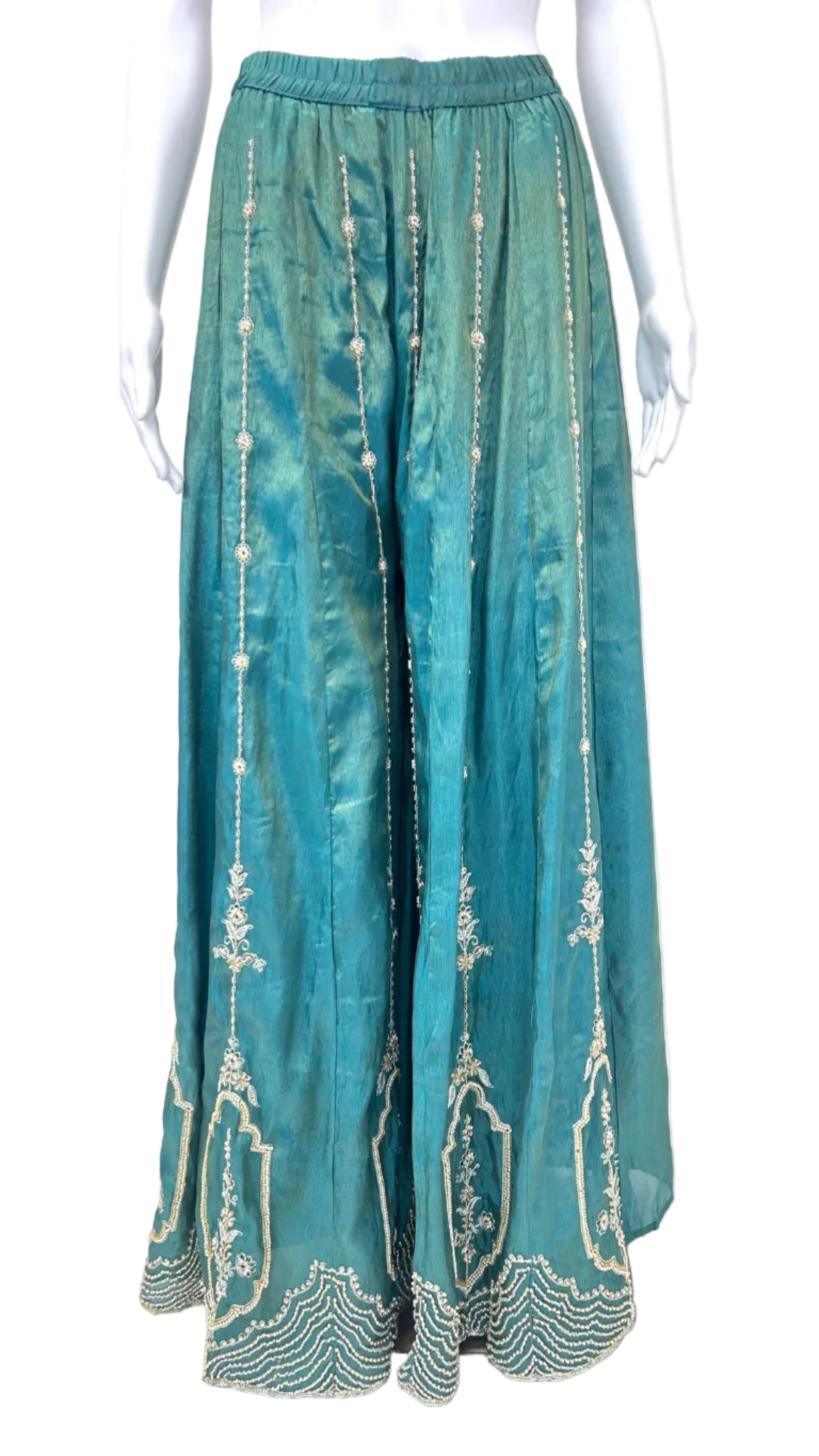 Teal Palazzo Set