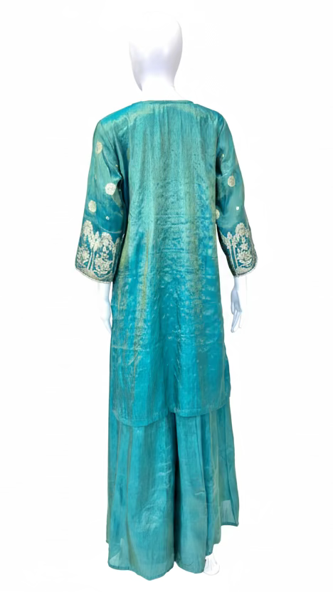 Teal Palazzo Set