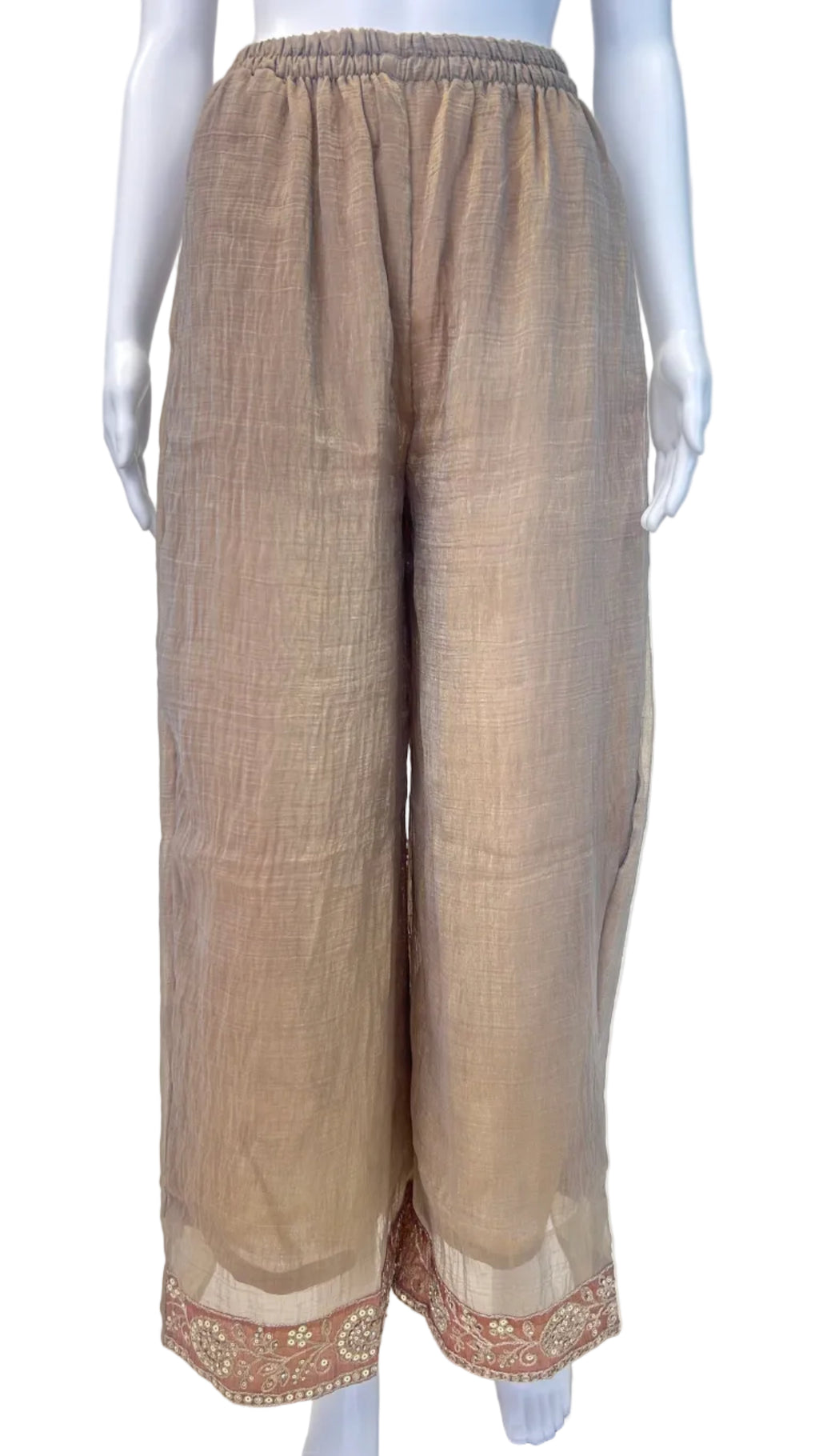 Beige Palazzo Set