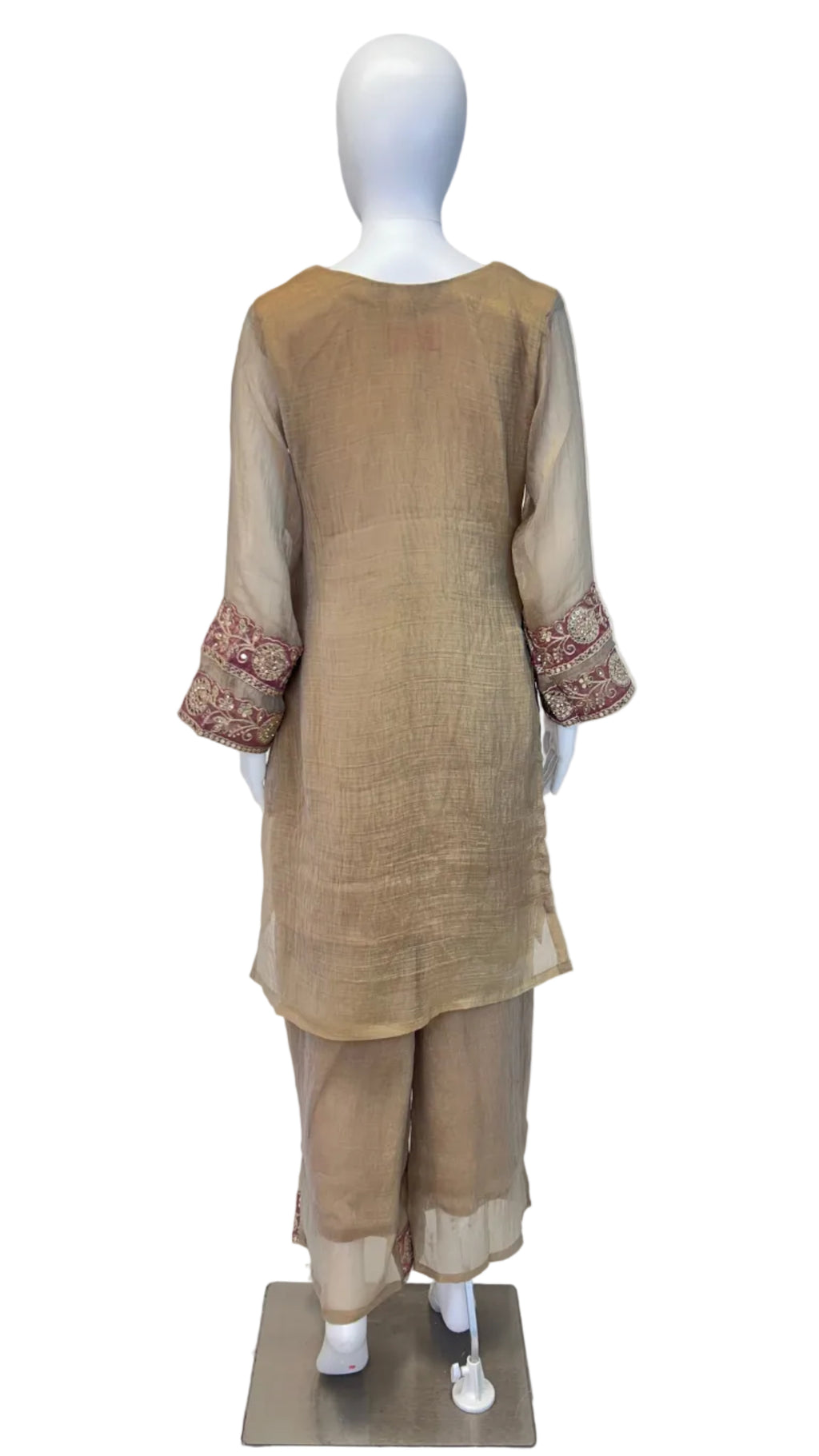 Beige Palazzo Set
