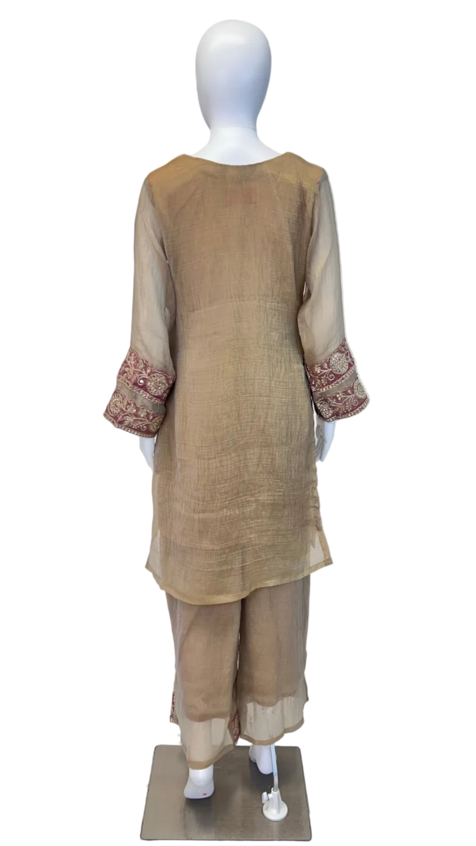 Beige Palazzo Set