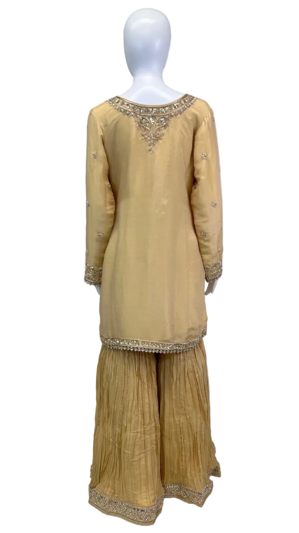 Beige  Color Sharara Set