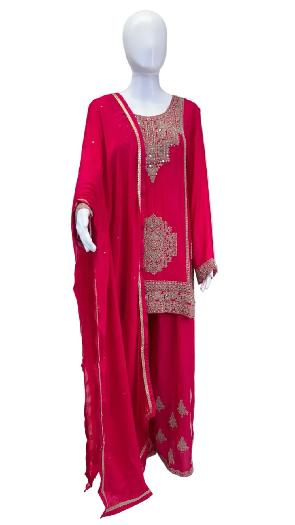 Hot Pink Palazzo Set