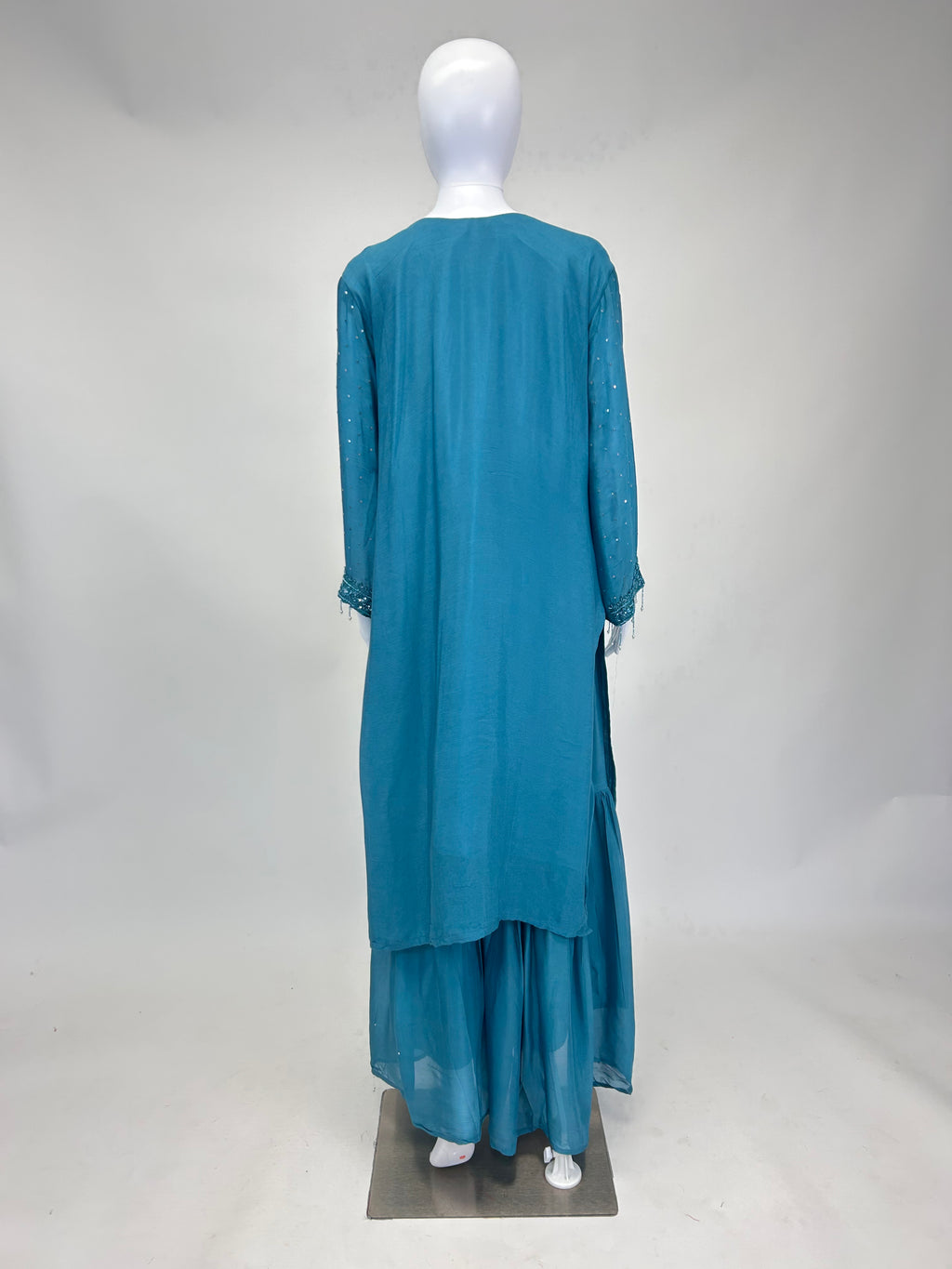 Peacock Blue Palazzo Set