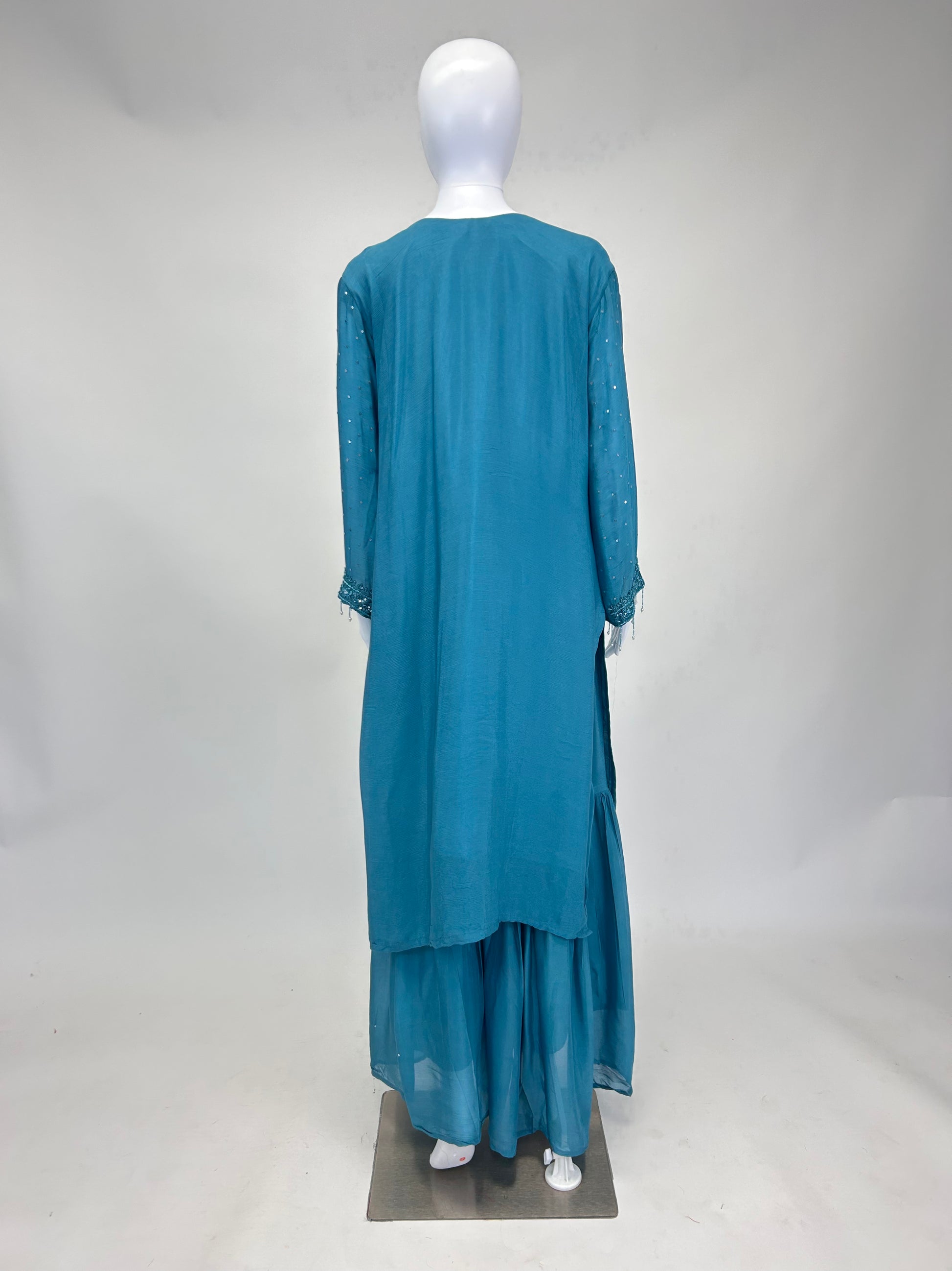 Peacock Blue Palazzo Set