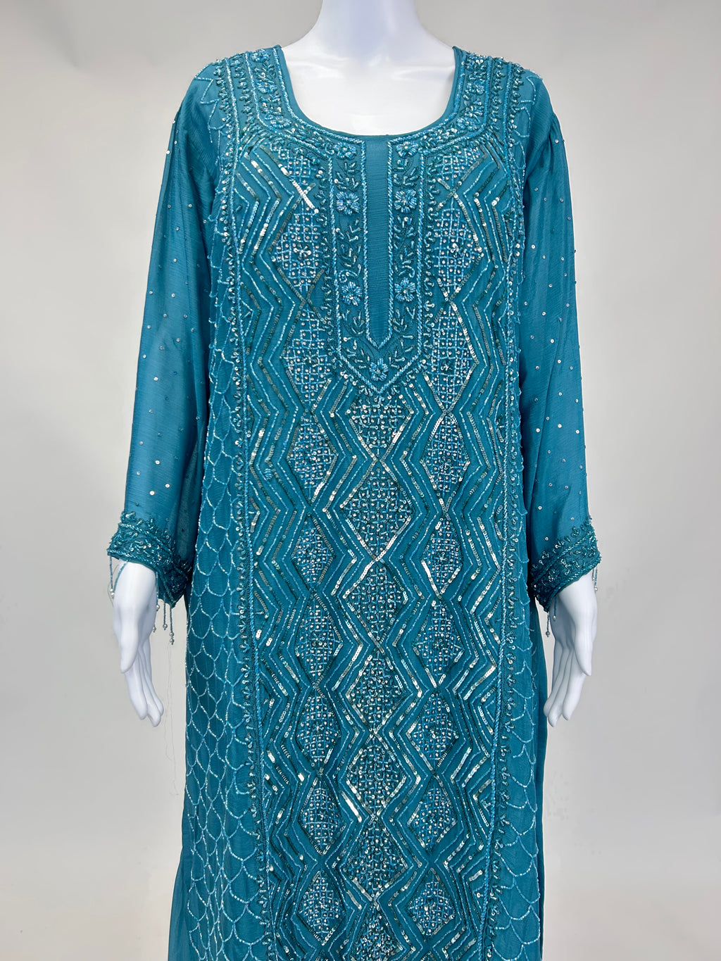 Peacock Blue Palazzo Set