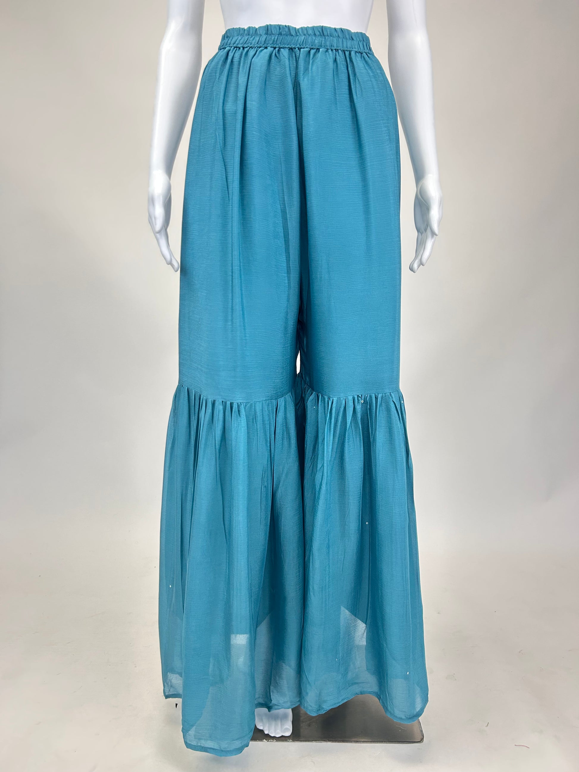 Peacock Blue Palazzo Set