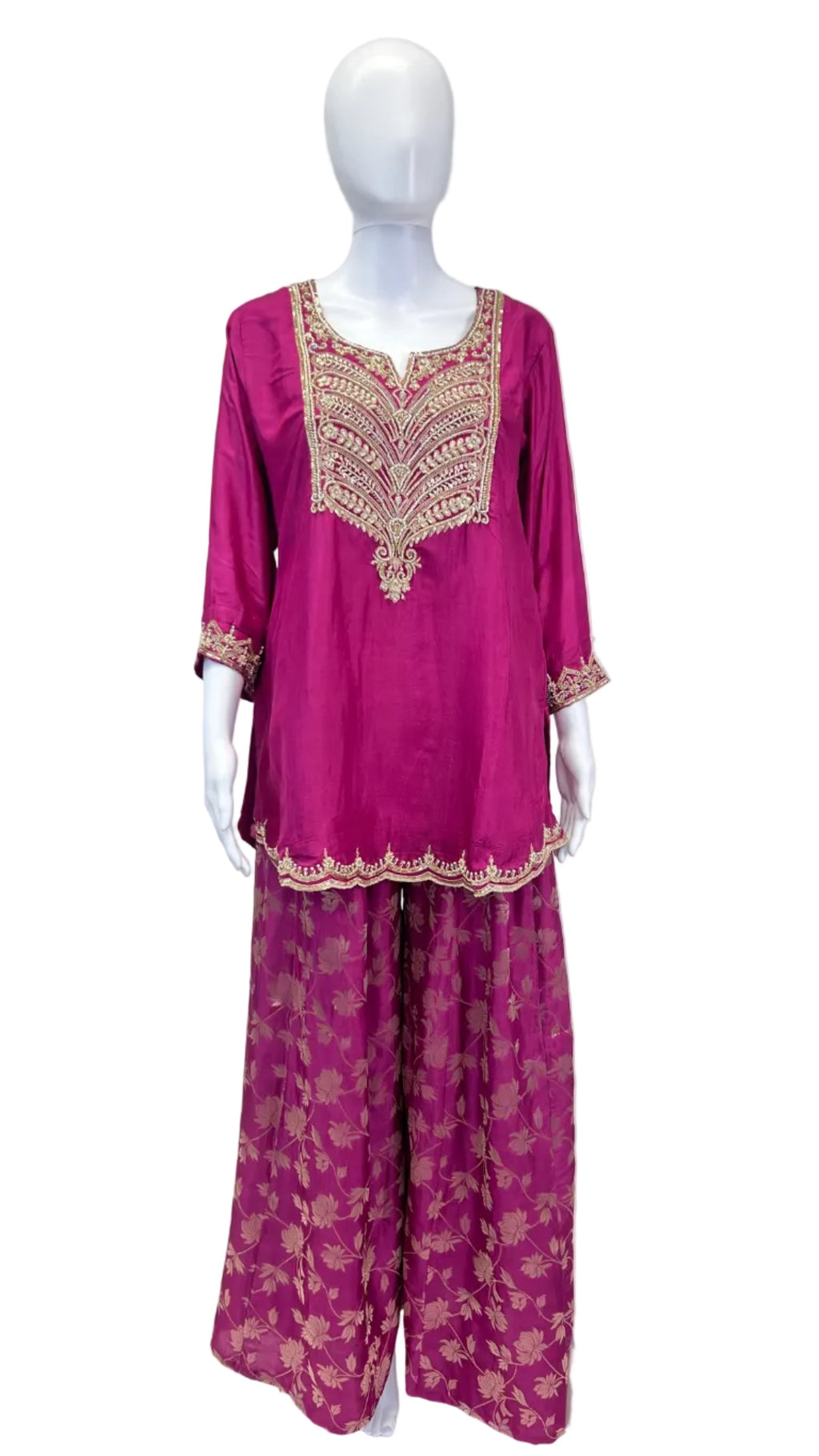 Fuchsia Palazzo Set