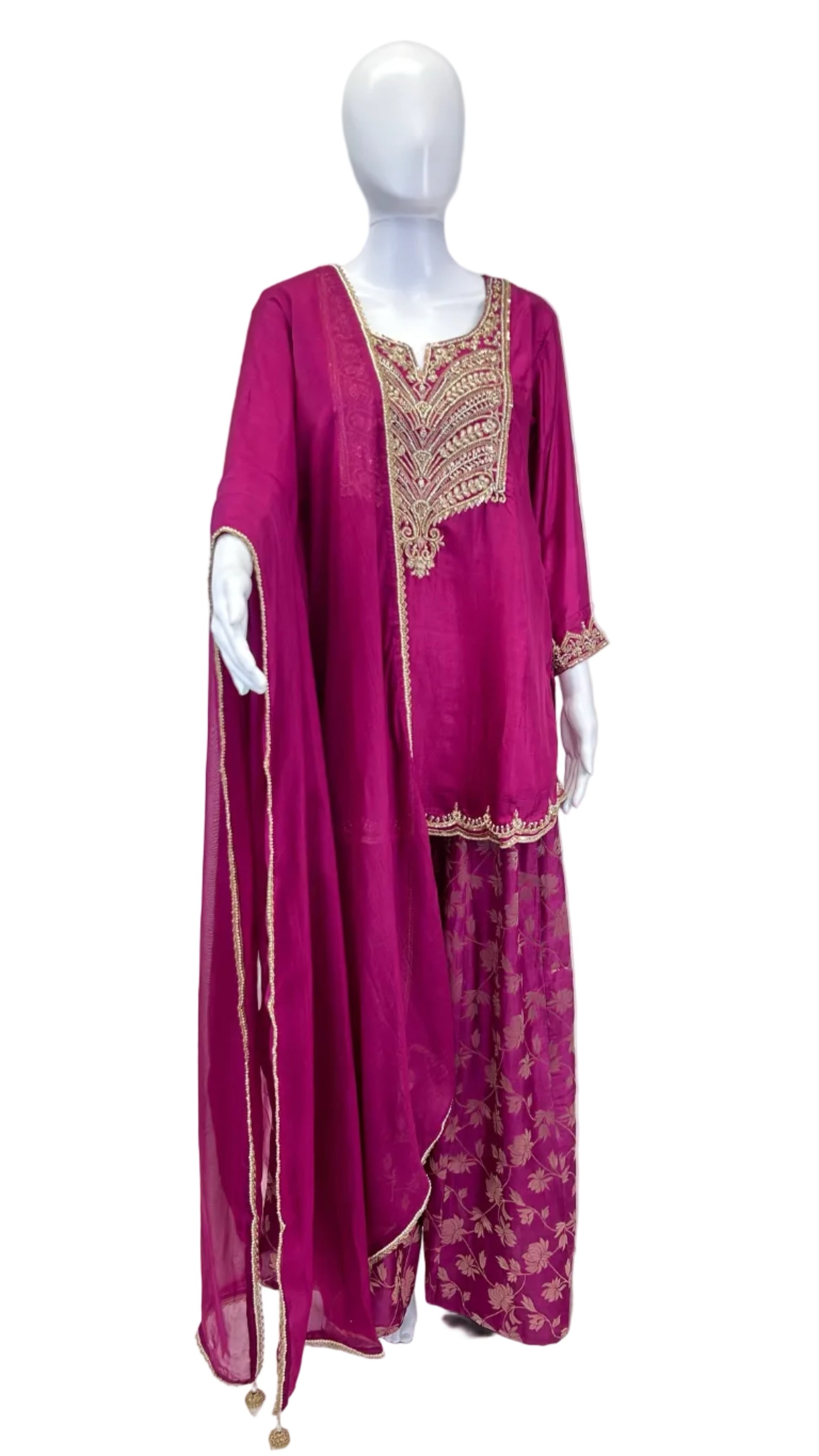 Fuchsia Palazzo Set