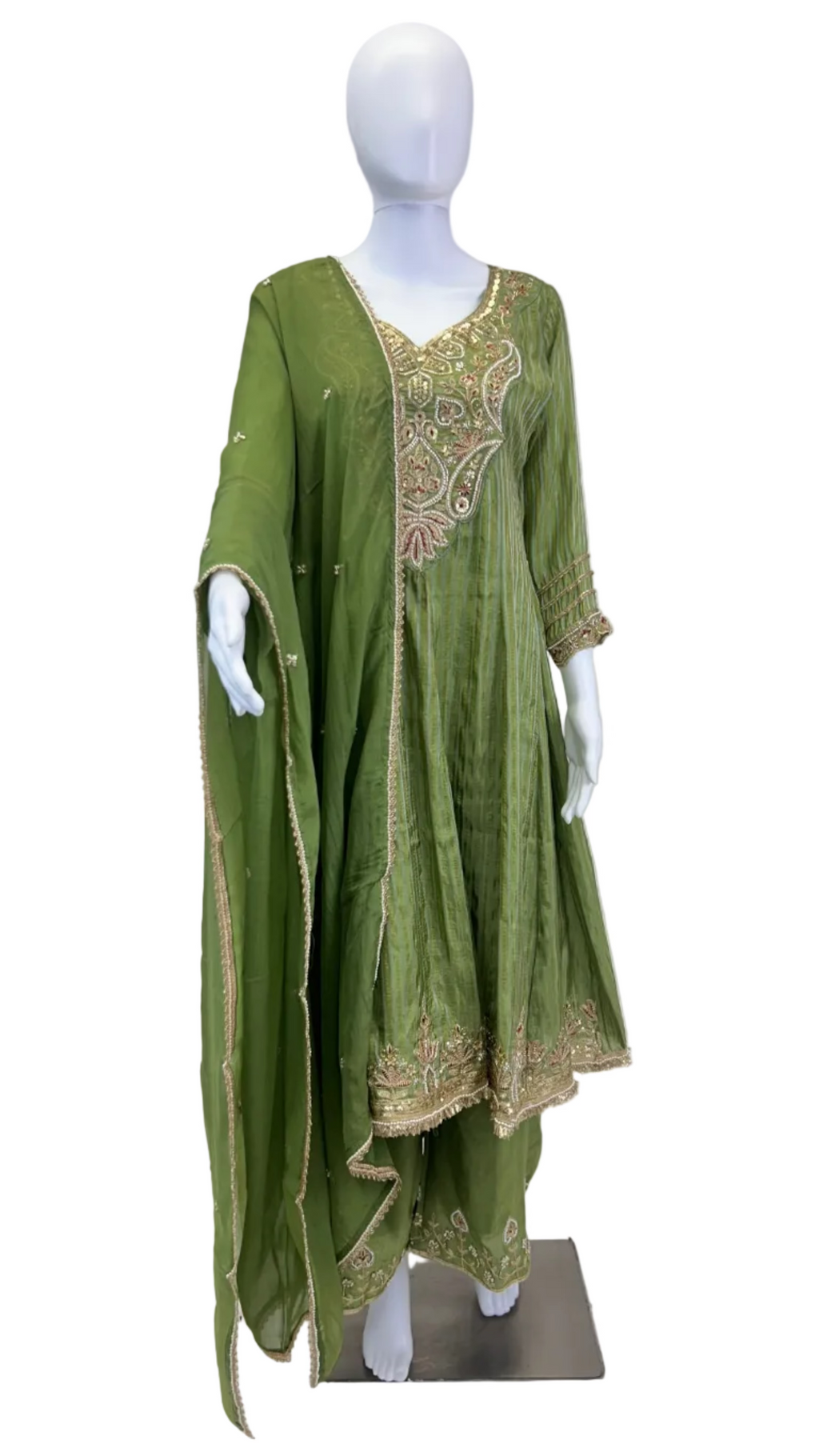 Green Palazzo Set