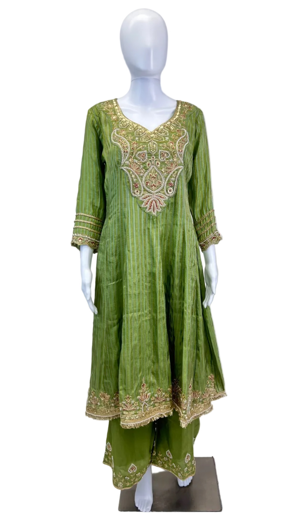 Green Palazzo Set