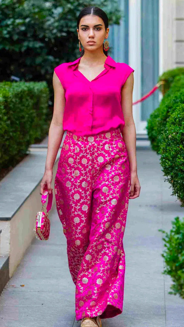 Pink Palazzo Set