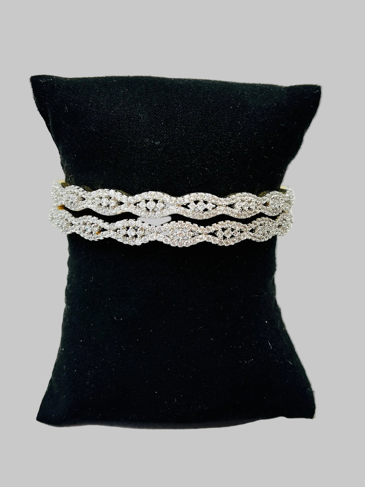 American Diamond Bangles Set