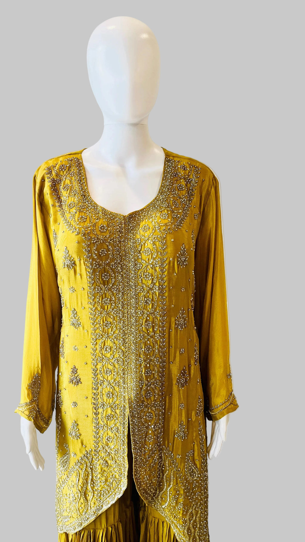 Mustard Color Sharara Set