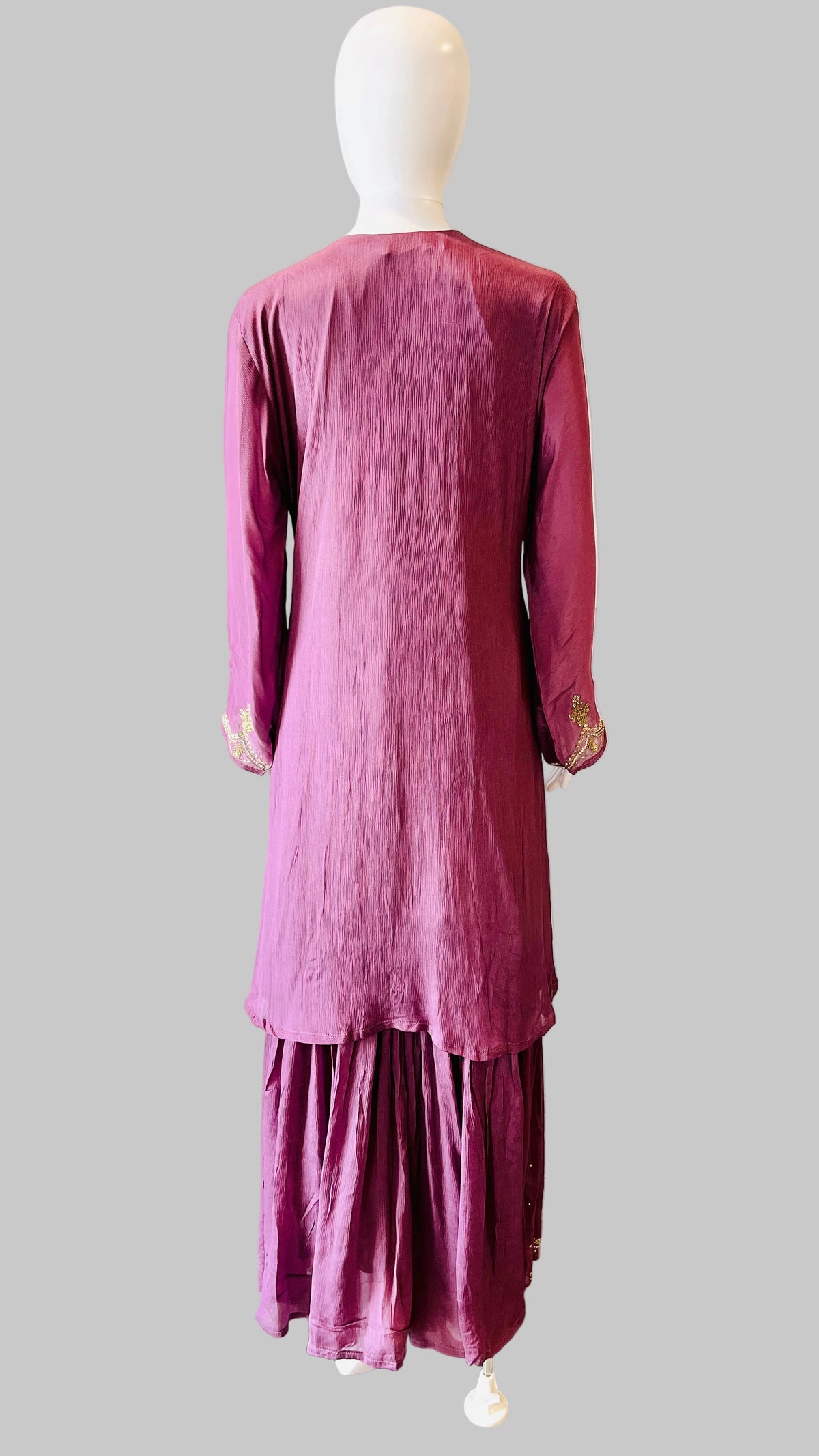 Mauve Color Sharara Set