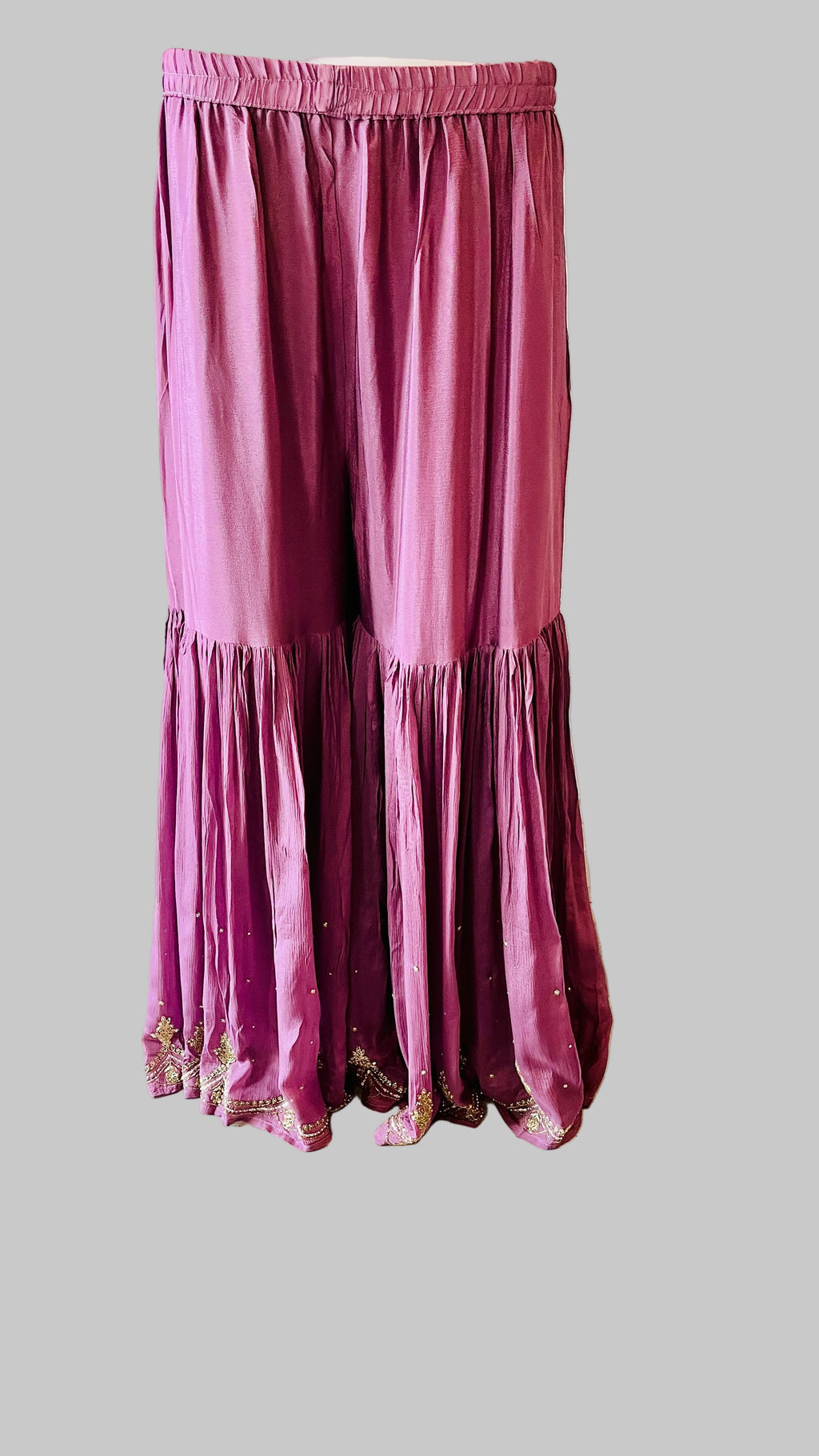 Mauve Color Sharara Set
