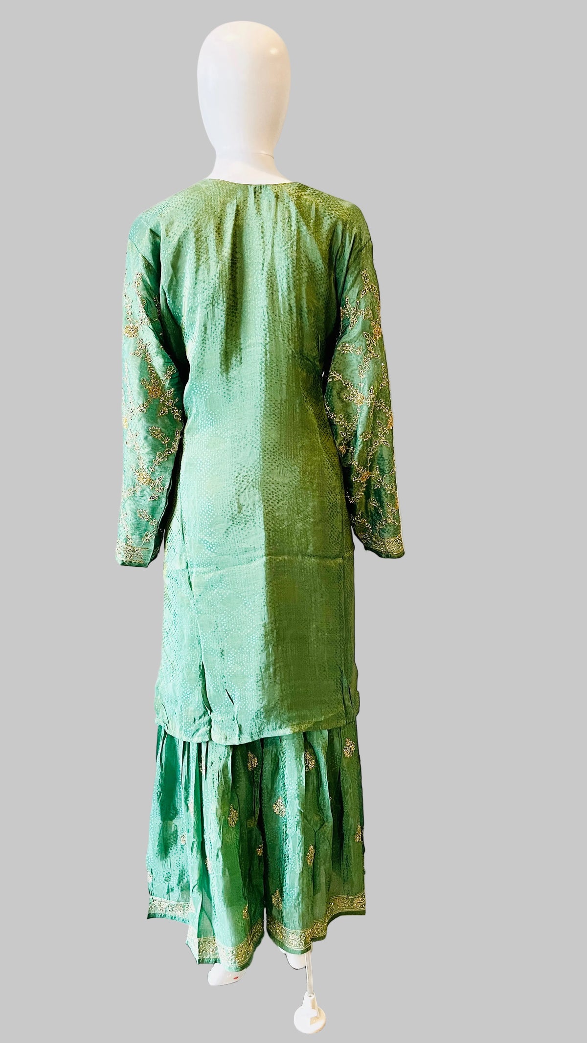 Sage Green Sharara Set