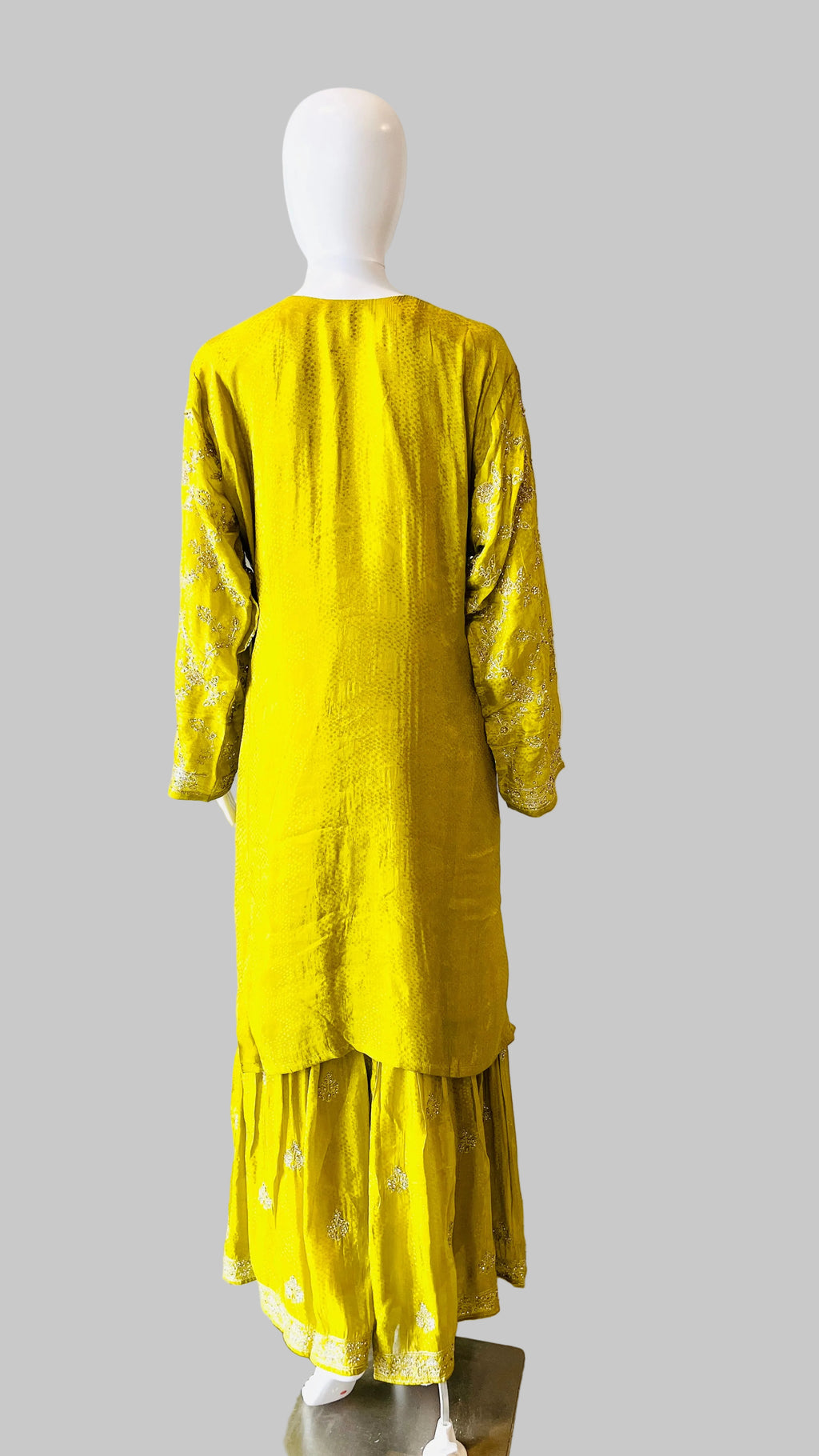 Yellow Sharara Set