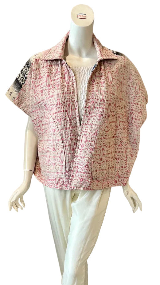 Reversible Upcycled  Kantha Work Jacket