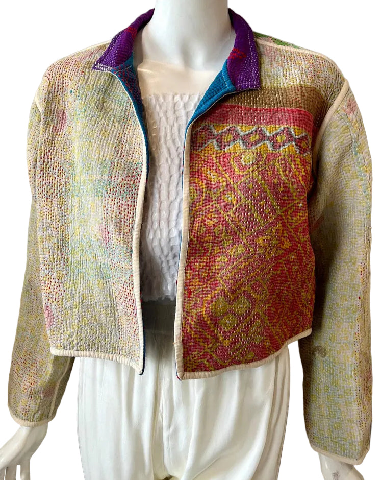 Reversible Upcycled Kantha Work Jacket