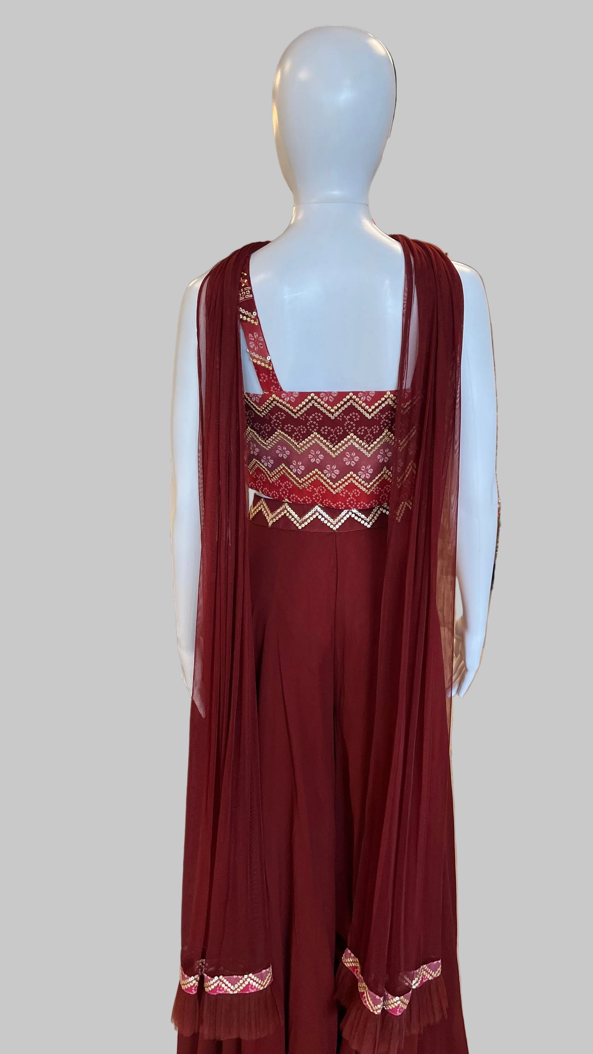 Rusty Orange Palazzo Set