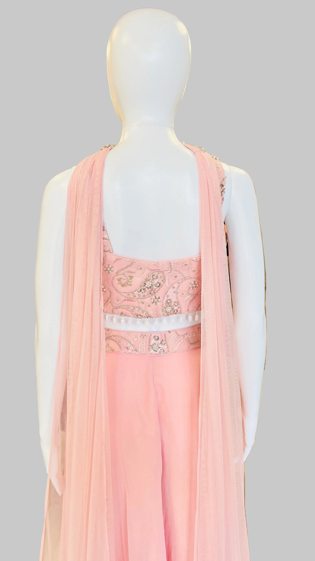 Pink Indo-Western Palazzo Set