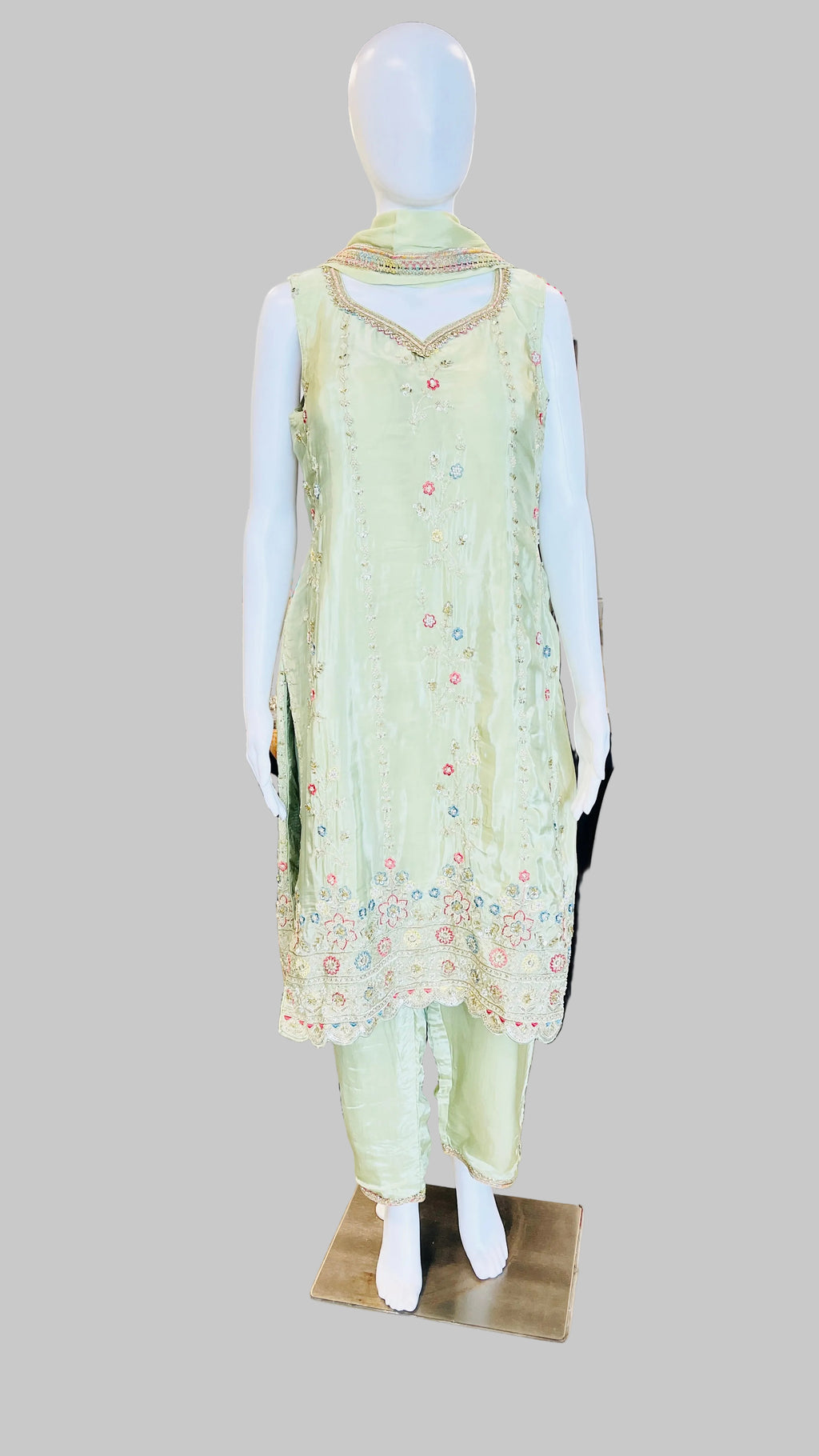 Mint Green Pant Set