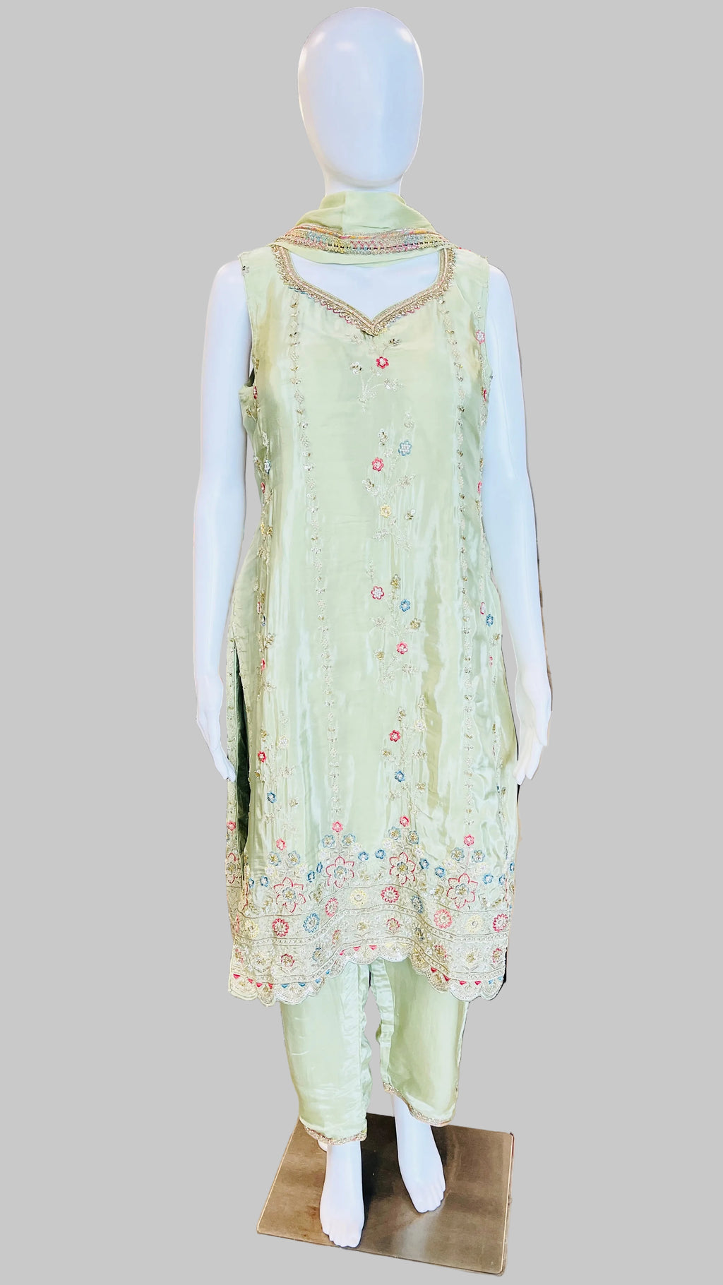 Mint Green Pant Set