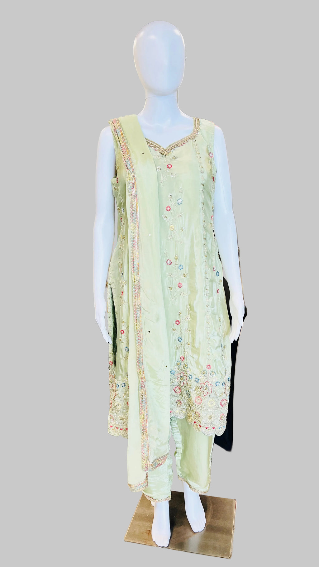 Mint Green Pant Set
